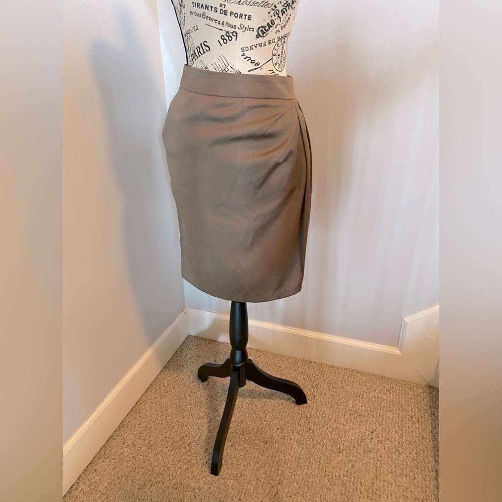 Brown dress skirt, sz 6